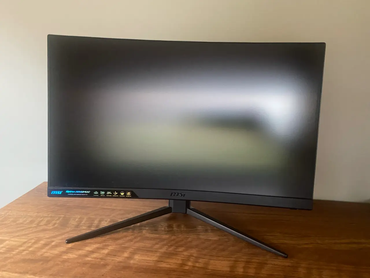 Billede 1 - MSI Optix MAG241C 24" buet gaming skærm sort