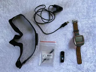 ⭐️ Garmin Forerunner 310XT - Komplet Sæt m/ Ny Rem
