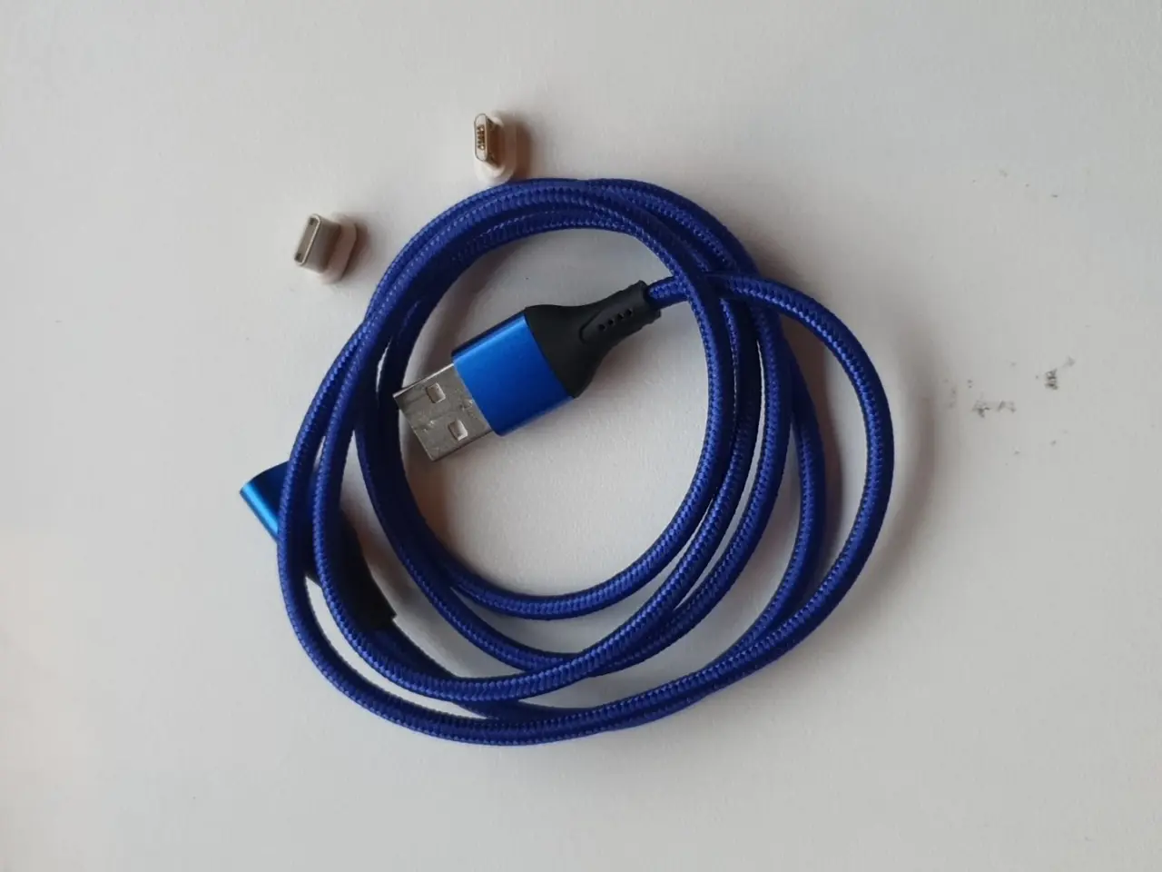 Billede 3 - Magnetisk opladningskabel USB-C og Micro USB 