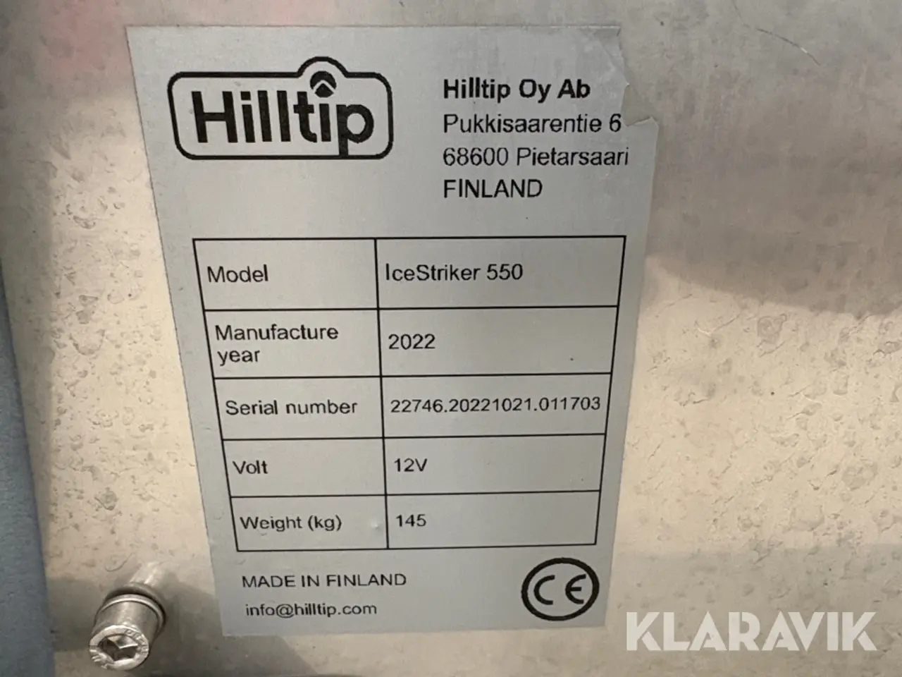 Billede 10 - Salt-/sandspreder Hilltip IceStriker 550