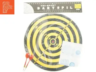 Dart skive med pile fra Vini-sport (str. Ø 38 cm)