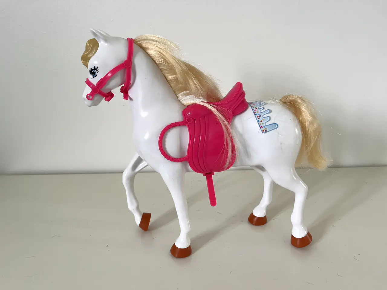Billede 6 - Hvid Barbie Hest, Mattel