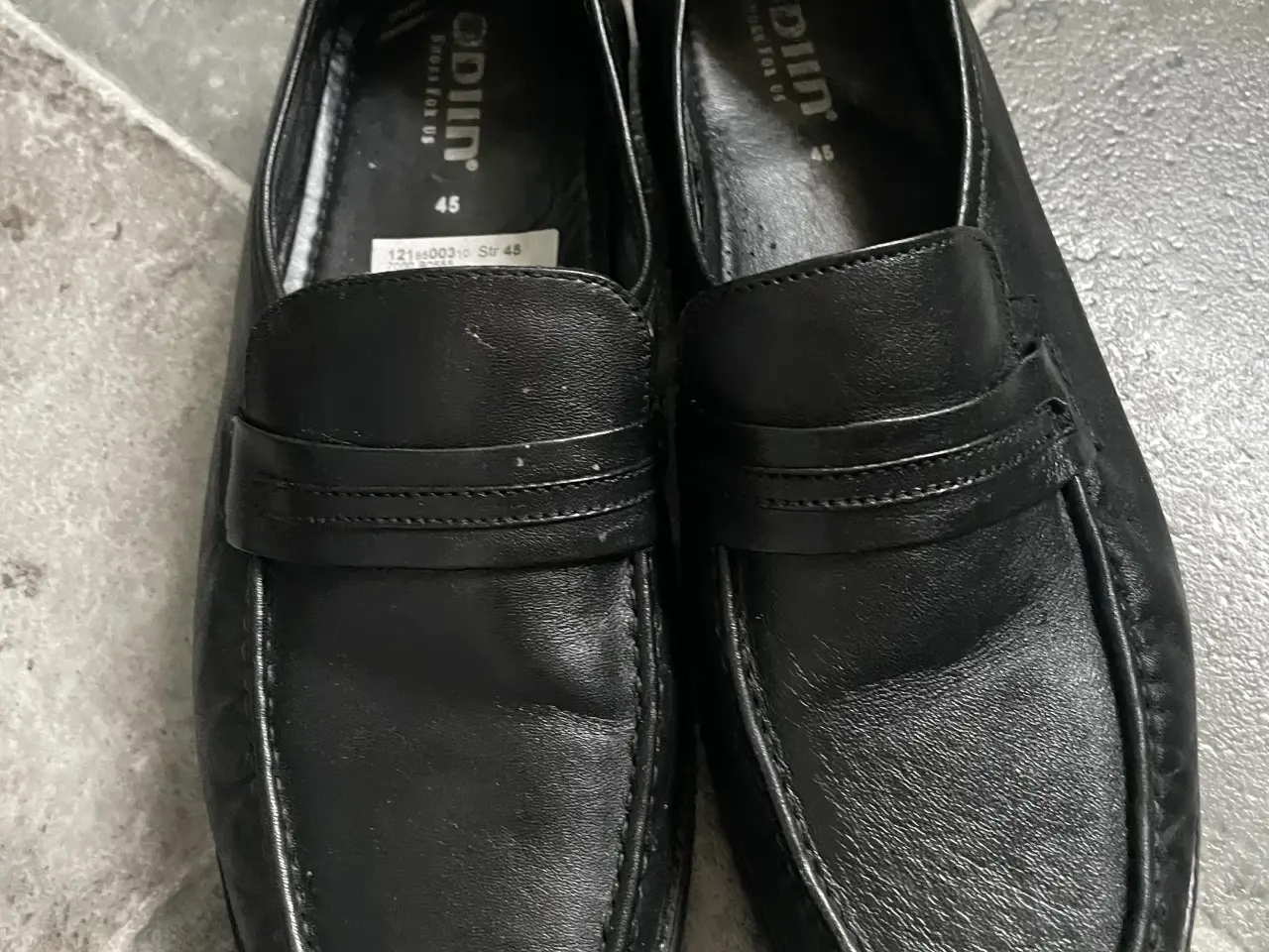 Billede 2 - Loafers sort skind