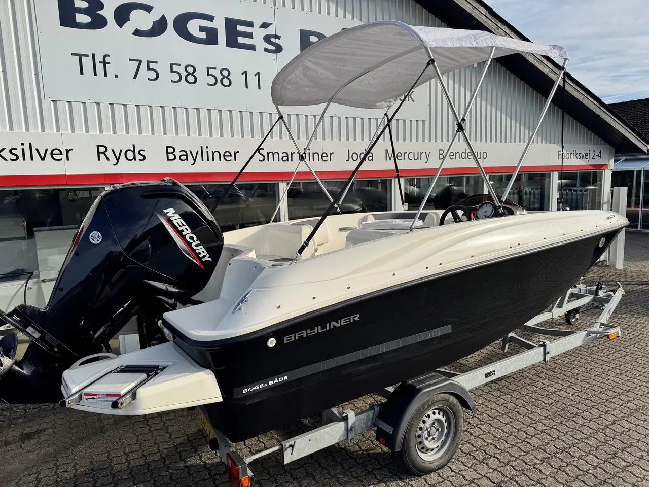Billede 12 - E5 Element med Mercury 80 hk Merccury-EFI 2,1L og 1350 kg Variant Ocean trailer.