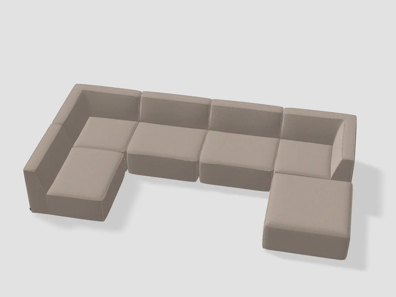 Billede 4 - Modul sofa i grå
