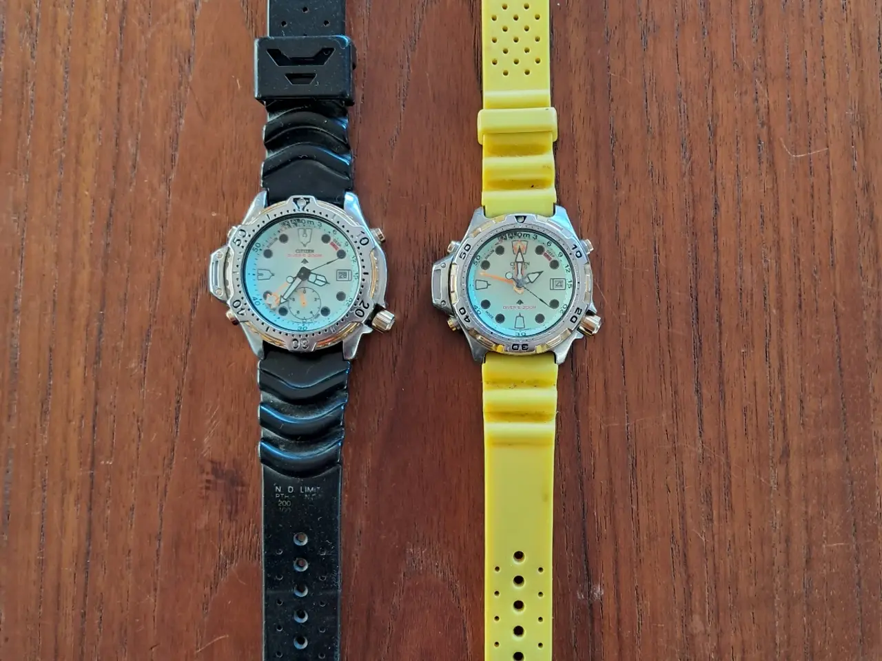 Billede 1 - 2 stk. vintage Citizen Aqualand 