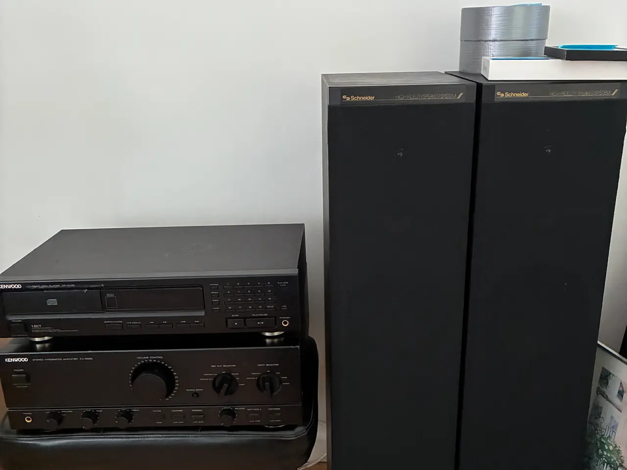 Billede 1 - CD-afspiller+forstærker+højtaller