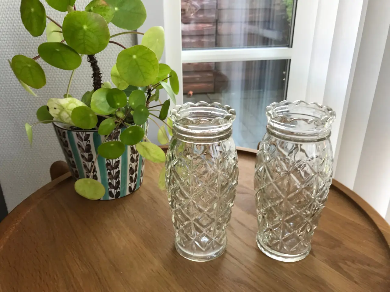 Billede 1 - Blomsterglas fra Fyens Glasværk 1934