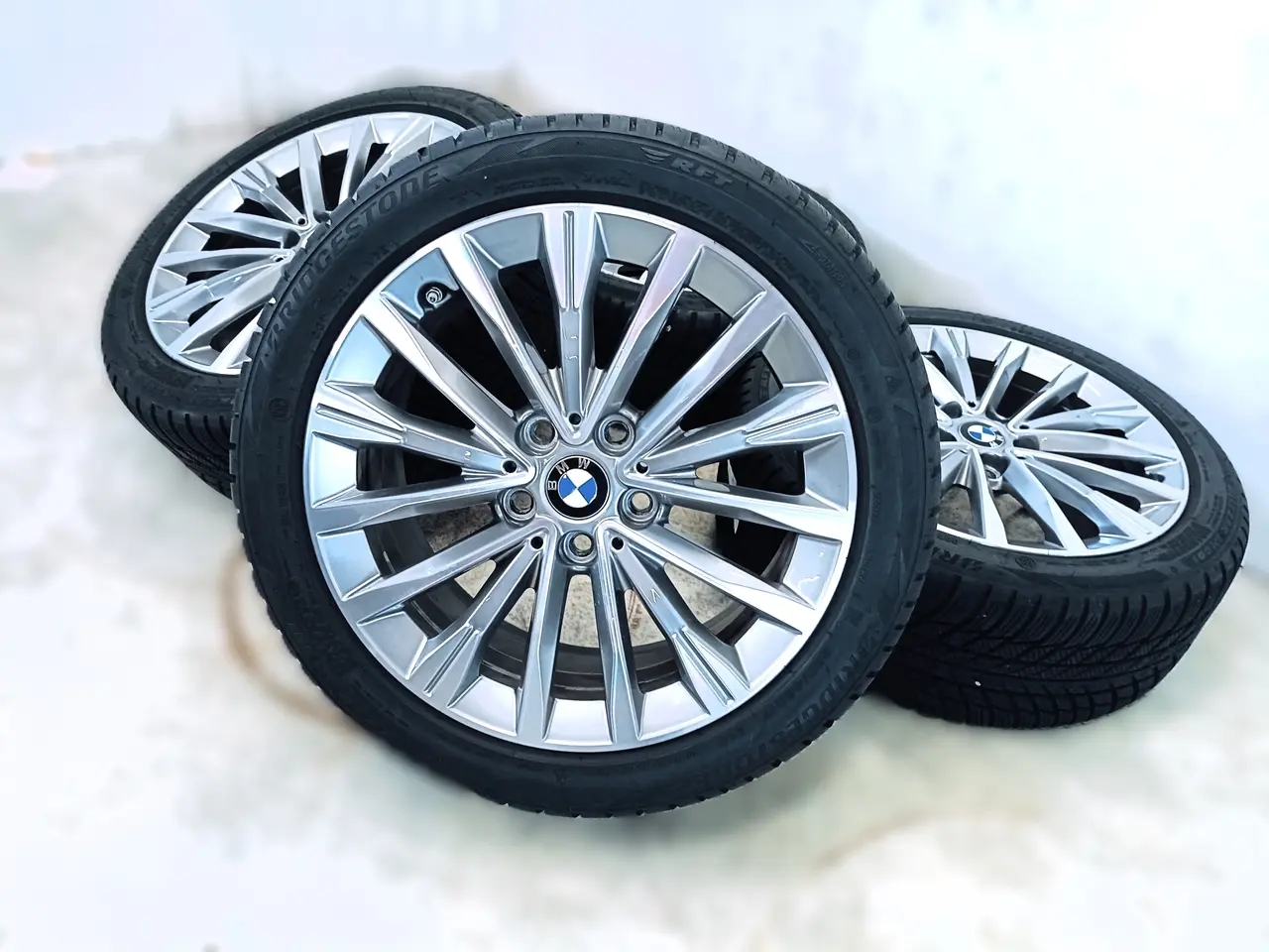 Billede 6 - 5x112 17" ET54 nav 66,6ø BMW vintersæt inkl. TPMS