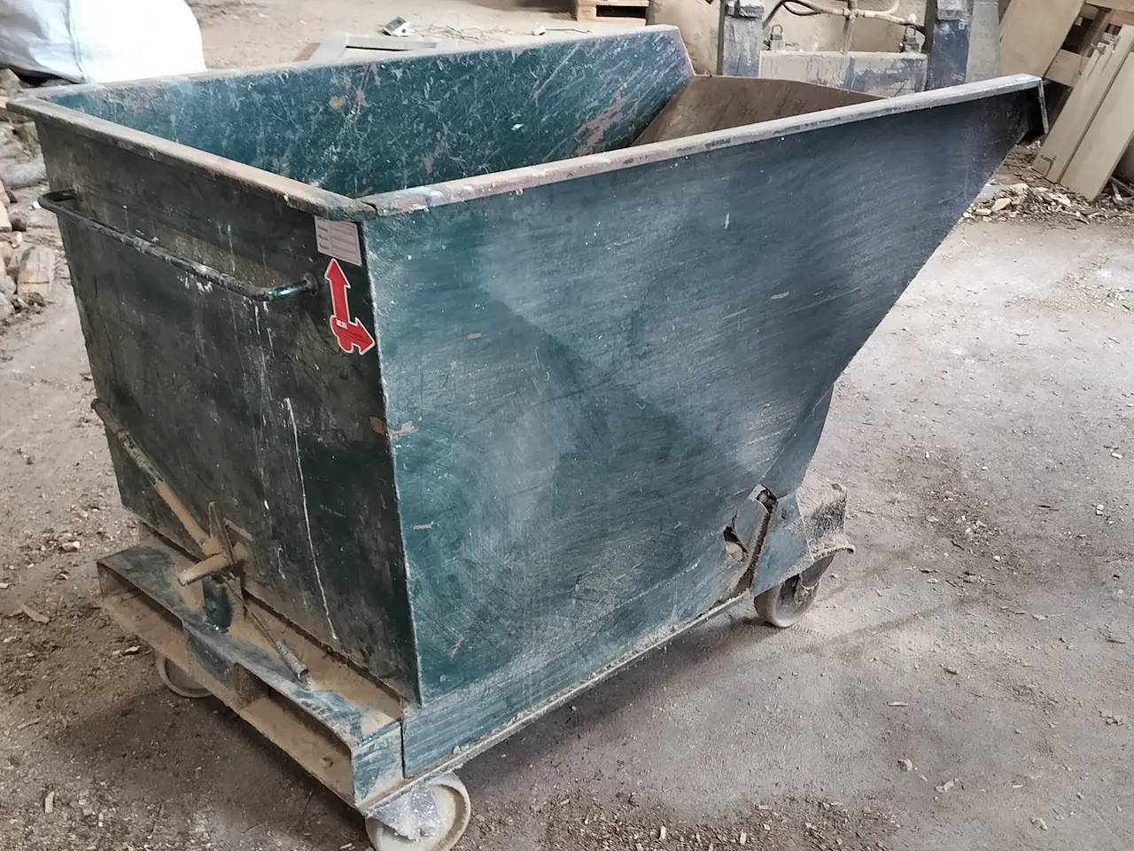Billede 1 - Tipcontainer på hjul 550 liter