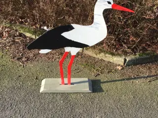 Fin træstork