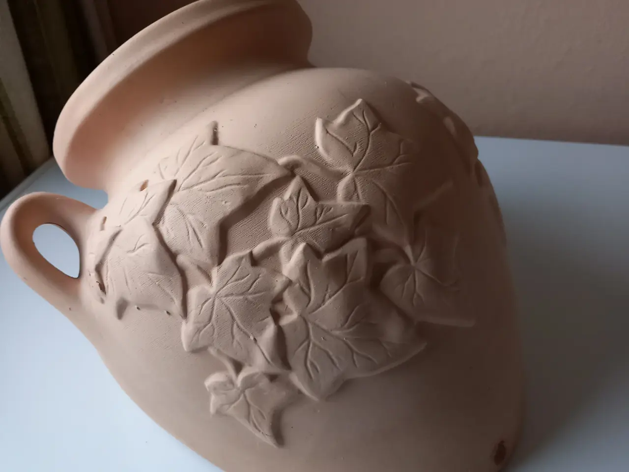Billede 1 - Væghængt udendørs krukke i terracotta