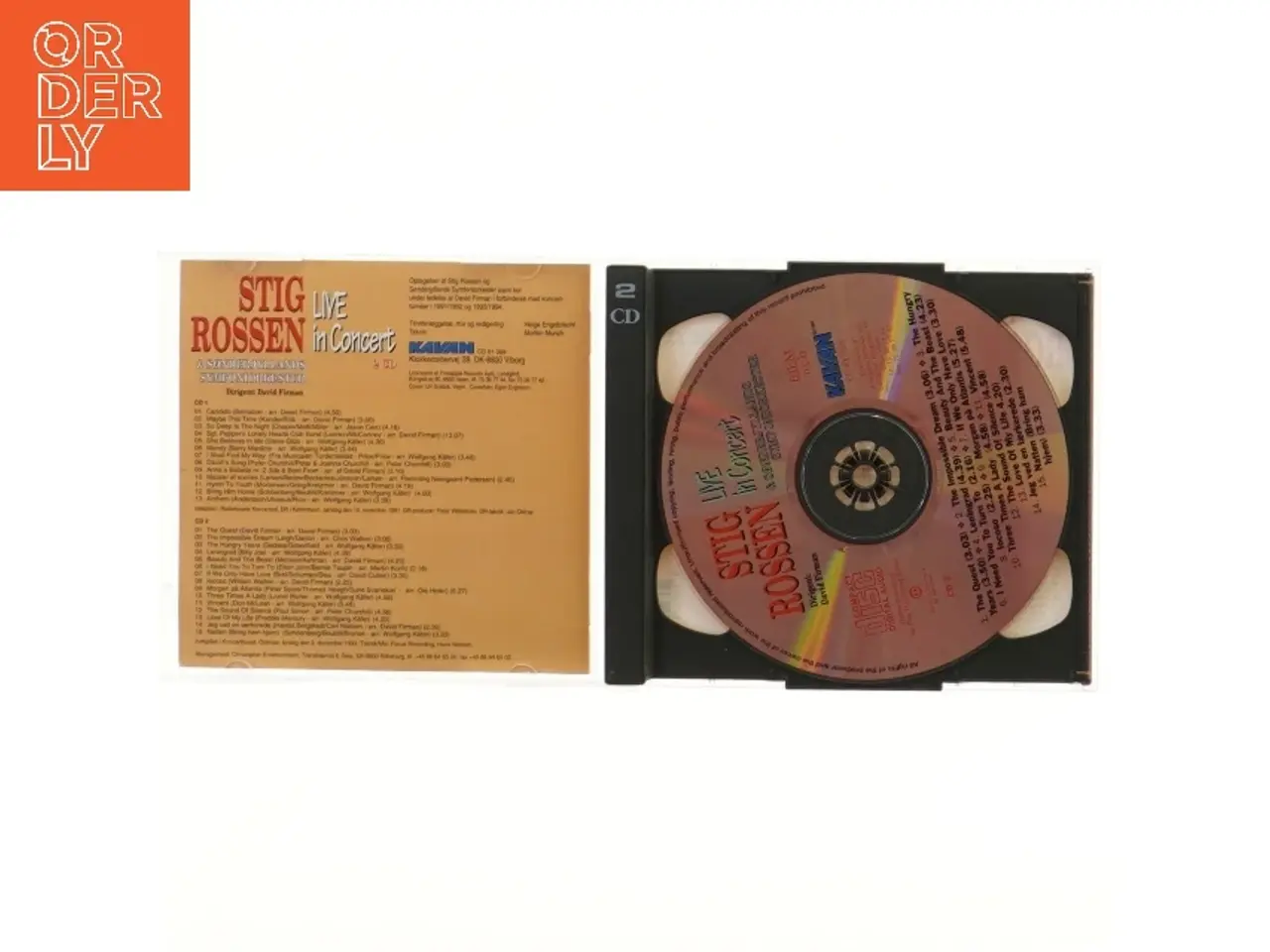 Billede 2 - Stig Rossen Live in Concert 2 CD