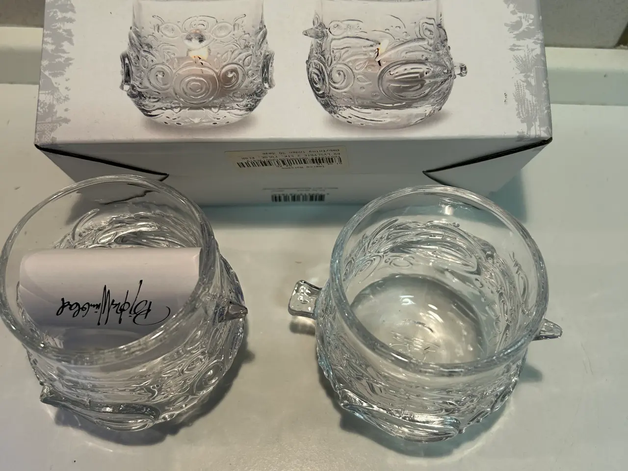 Billede 2 - Ny glas lysestager