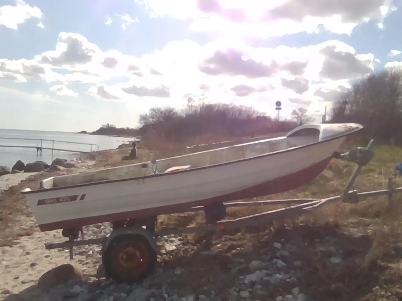 Billede 4 - Jolle m. trailer og 4hk motor