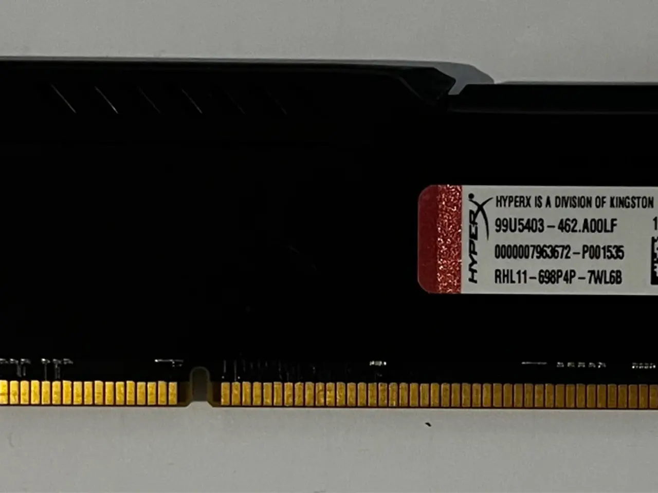 Billede 1 - 8GB DDR3 RAM – HyperX Fury Black 1600MHz