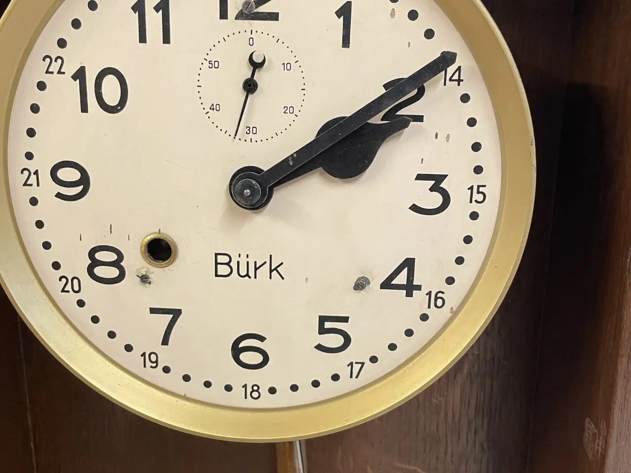 Billede 1 - Antik Stempelur, mrk. Bürk
