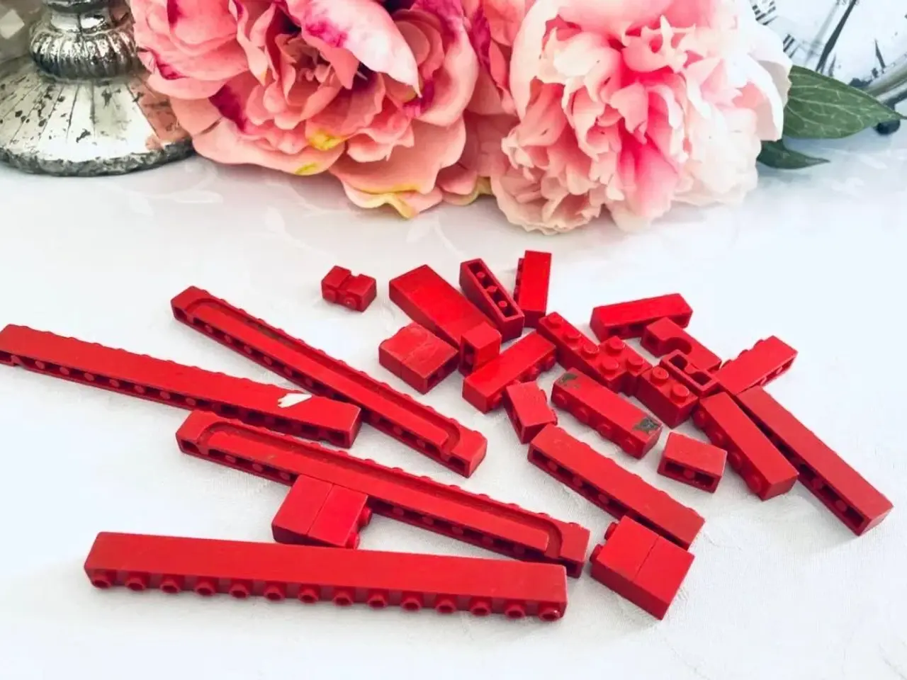 Billede 1 - Lego blandet rød