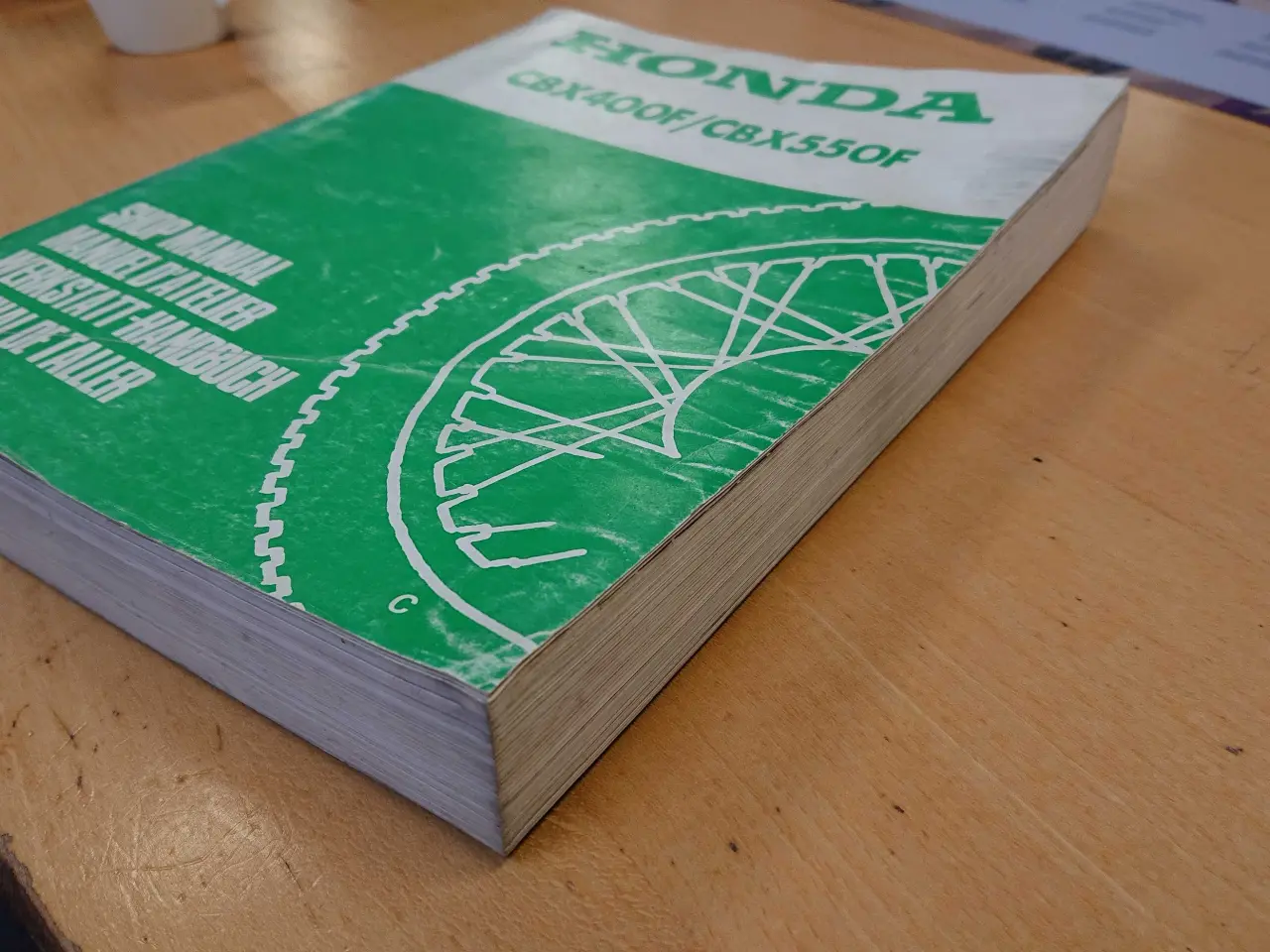 Billede 2 - honda CBX 400/550 Org, værksteds Manual 