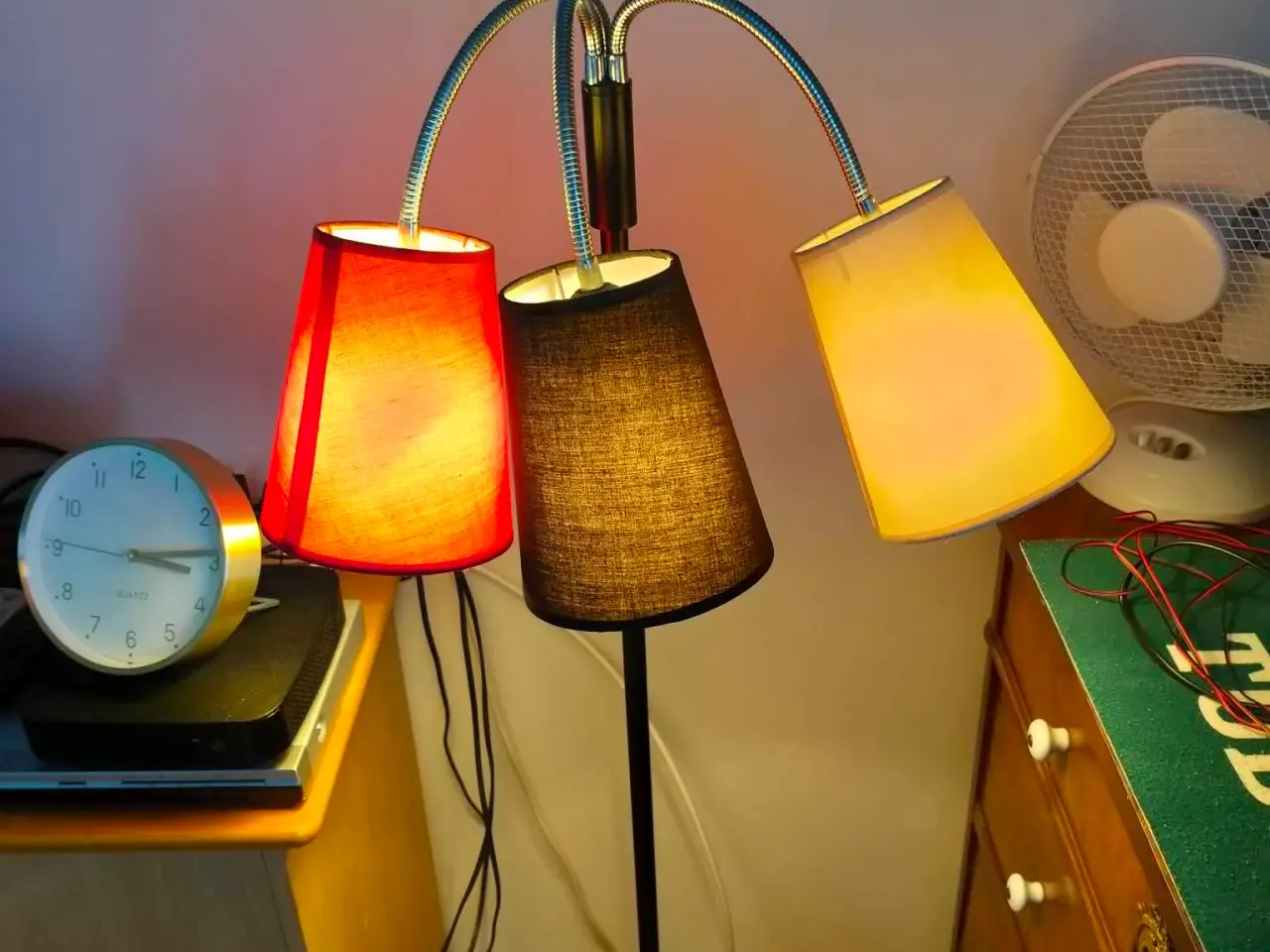 Billede 2 - nielsen light gulvlamper 3 farvet
