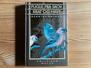 3 bøger vedr fugle i skoven, i haven, ved stranden