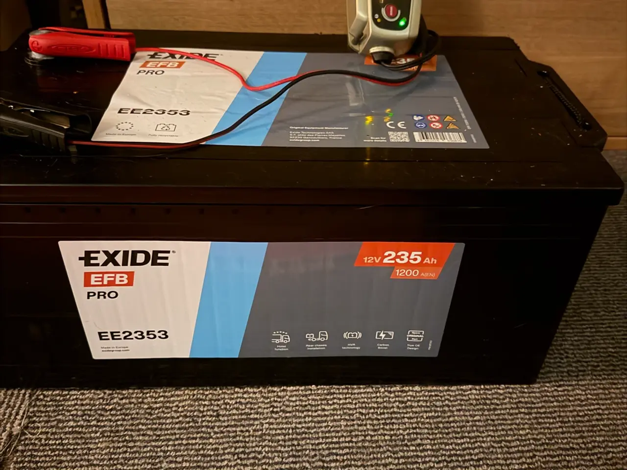 Billede 2 - 12v Batteri 235ah/63kg