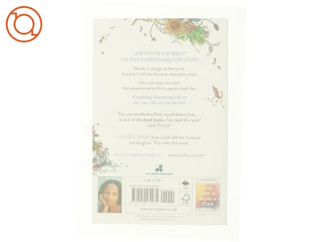 Billede 2 - Everything, Everything by Nicola Yoon af Nicola Yoon (Bog)