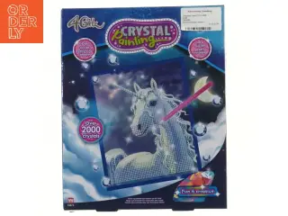 Krystal maleri sæt med enhjørning fra 4Girlz (str. 26x21 cm)