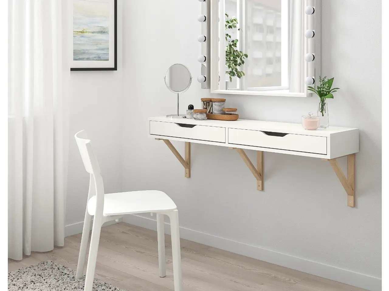 Billede 6 - Makeup bord, væghængt