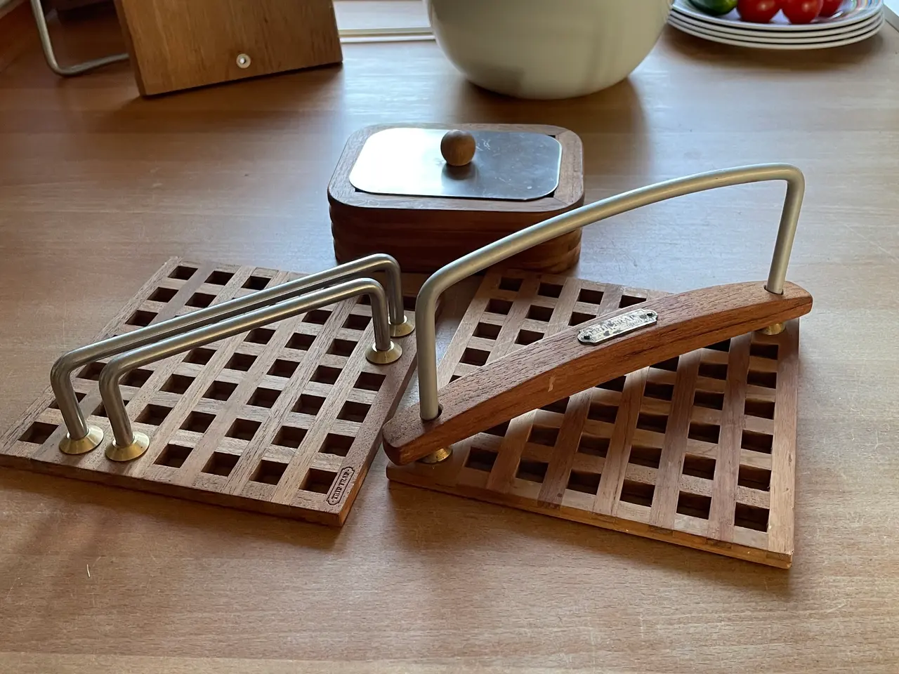 Billede 1 - Trip Trap serviet- kaffefilter holder, smørboks