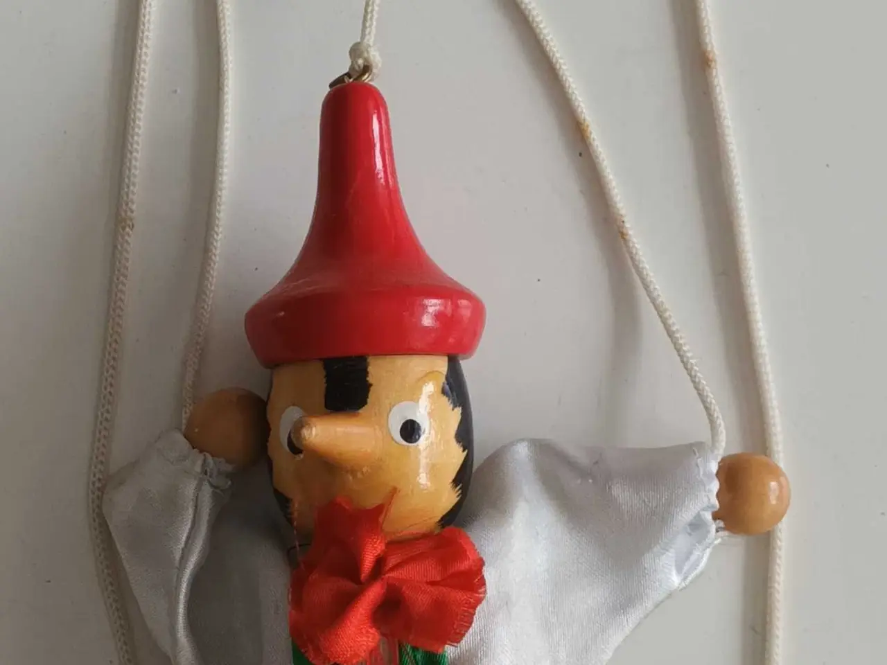 Billede 2 - Antik Marionet Pinocchio træ dukke
