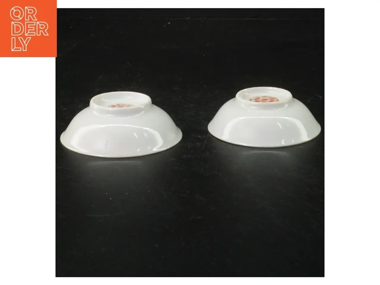 Billede 2 - Dekoreret porcelænstallerkener (str. Ø 8 cm)