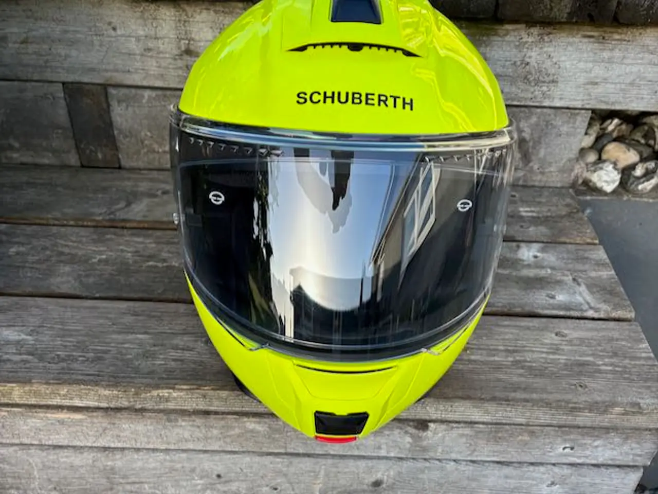 Billede 1 - SCHUBERTH C5 Fluo Yellow, Størrelse L / 59
