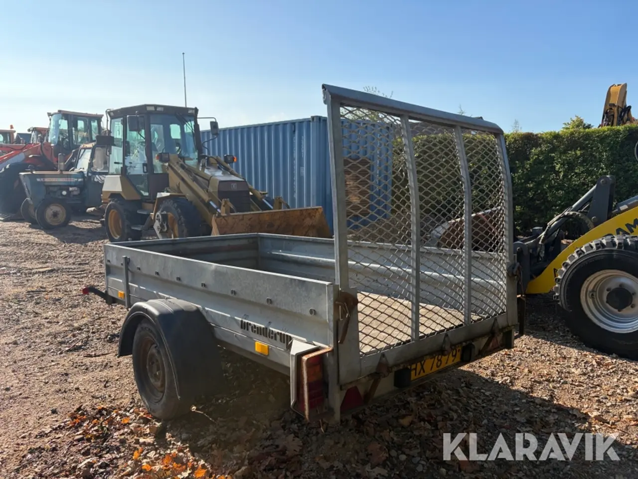 Billede 3 - Trailer Brenderup 750 med spil og tip.
