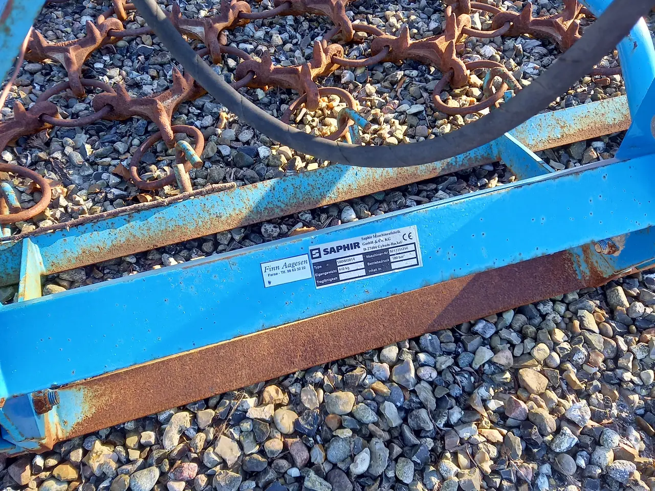 Billede 2 - Saphir græsmarksharve hydraulisk 6 m