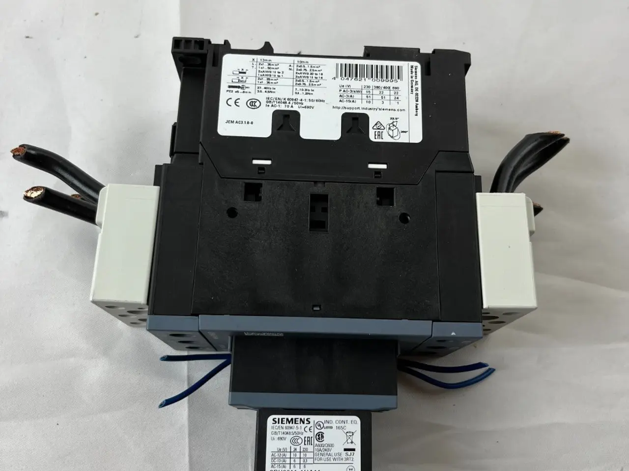 Billede 13 - Siemens 3RT2036-1KB40 kontaktor 24VDC w Aux