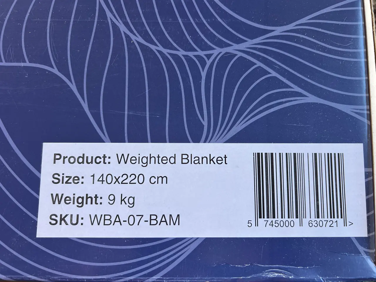 Billede 1 - NY Vægtdyne på 9 Kg. m/Ekstra Længde.