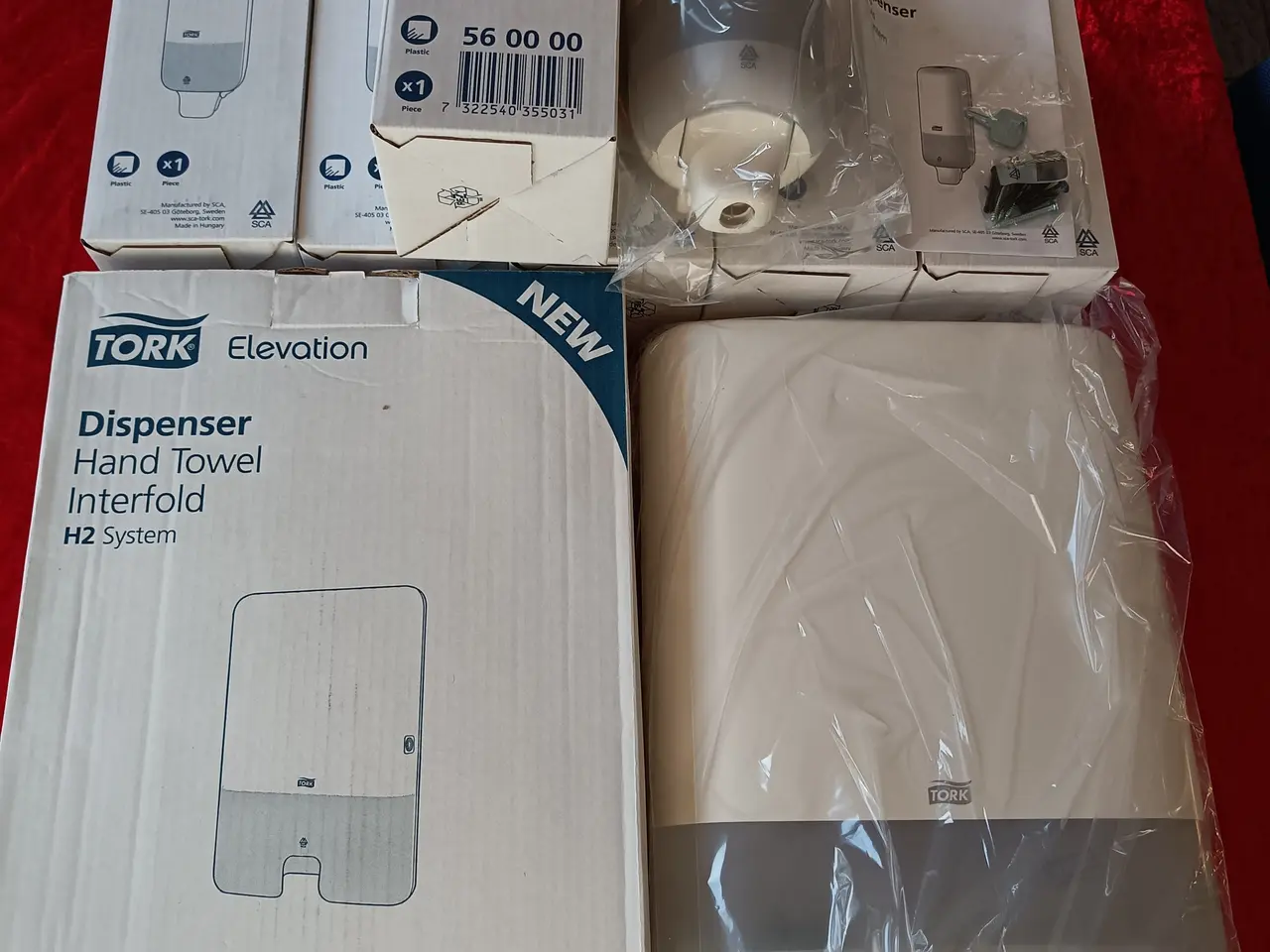 Billede 2 - 6 stk Dispenser Tork Elevation S1 + 1 Towel