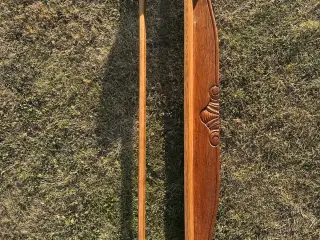 Stor retro tallerkenrække / hylde i teak