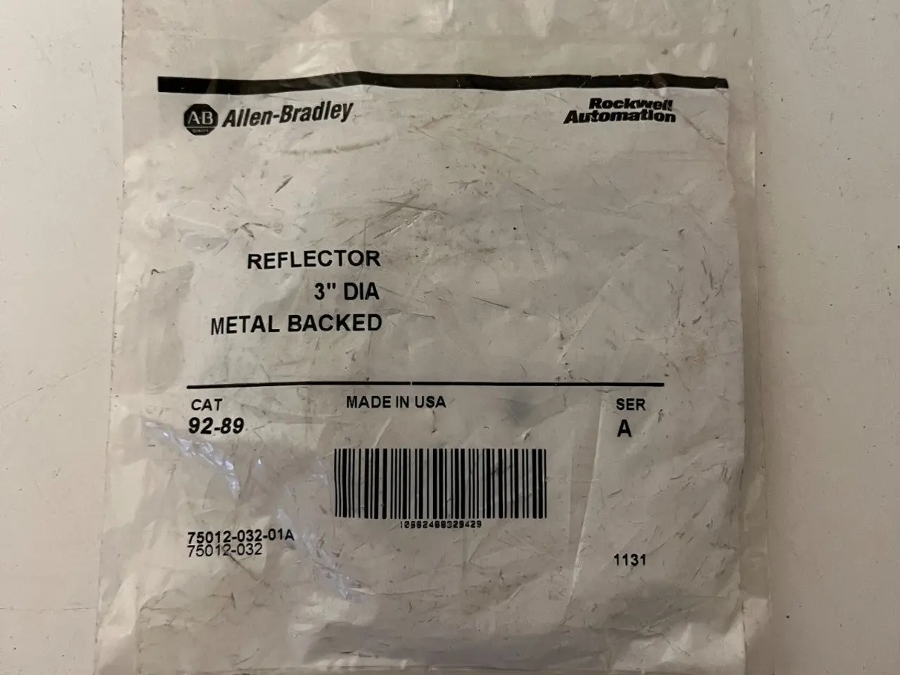 Billede 3 - Allen‑Bradley 92‑89 Reflector 3" Dia Metal Backed