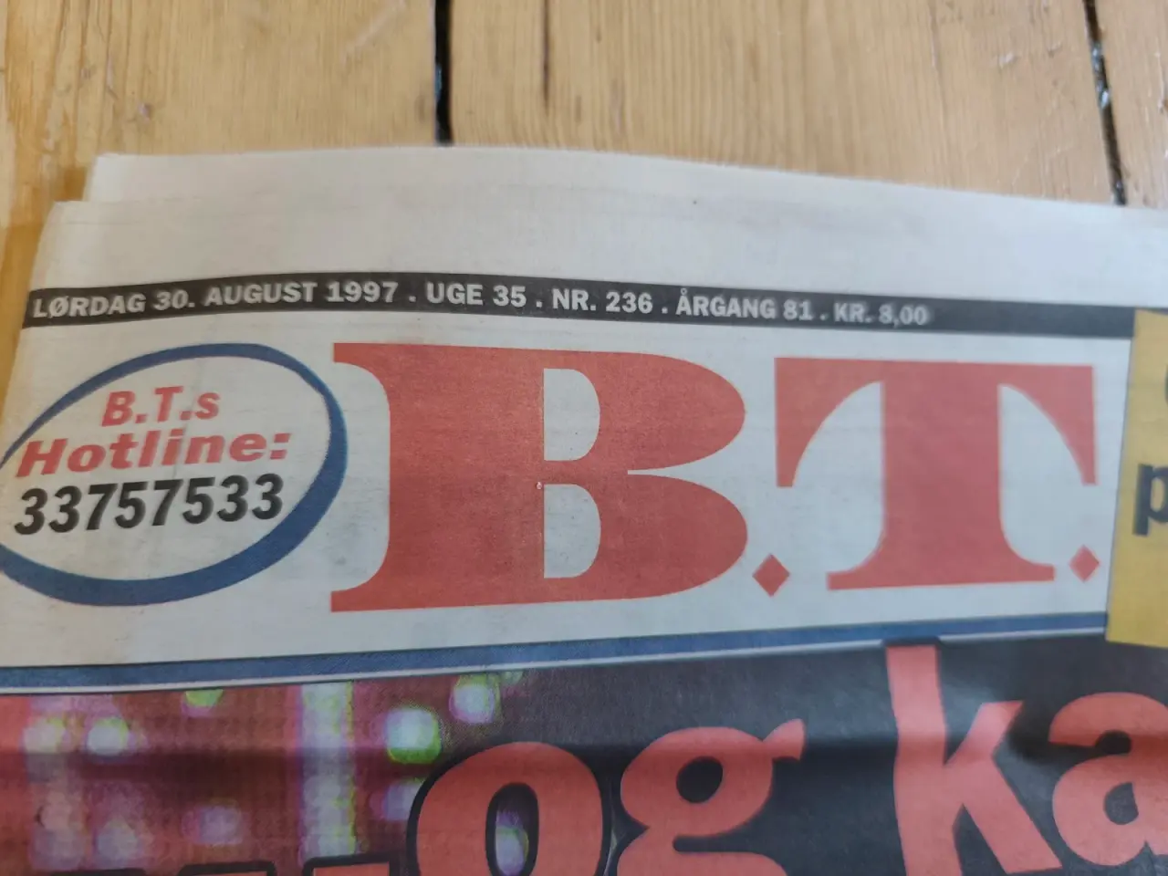 Billede 15 - Aviser mm. fra Michael Jackson besøgte KBH