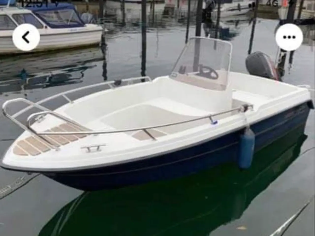 Billede 1 - Speedbåd/ styrepultbåd 60 Hk(motor 2020)
