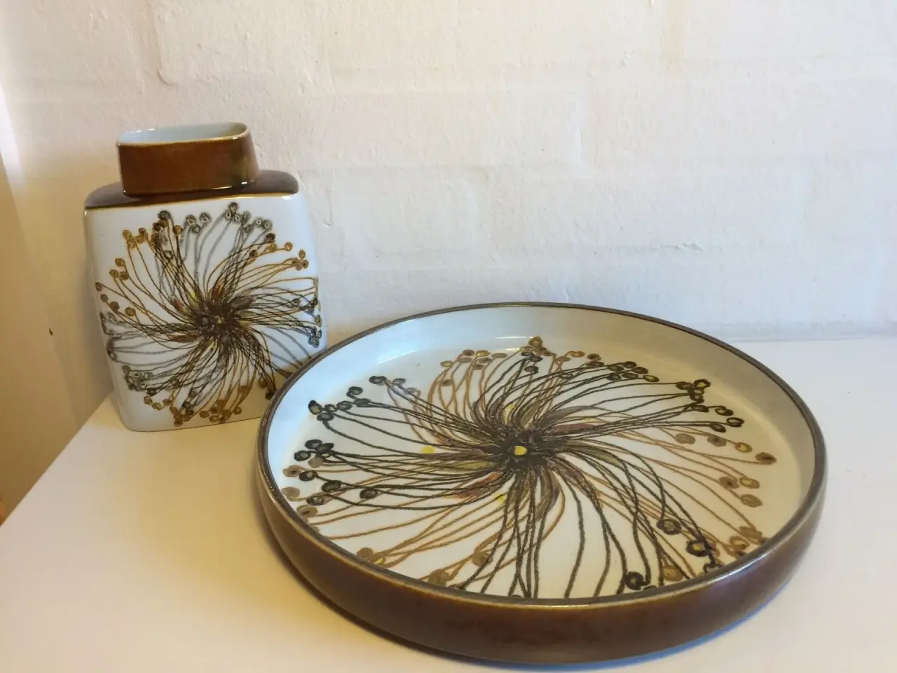 Billede 1 - Retro fade, vase, royal Copenhagen