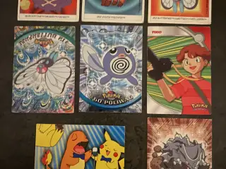 Gamle pokemon kort fra 1999.