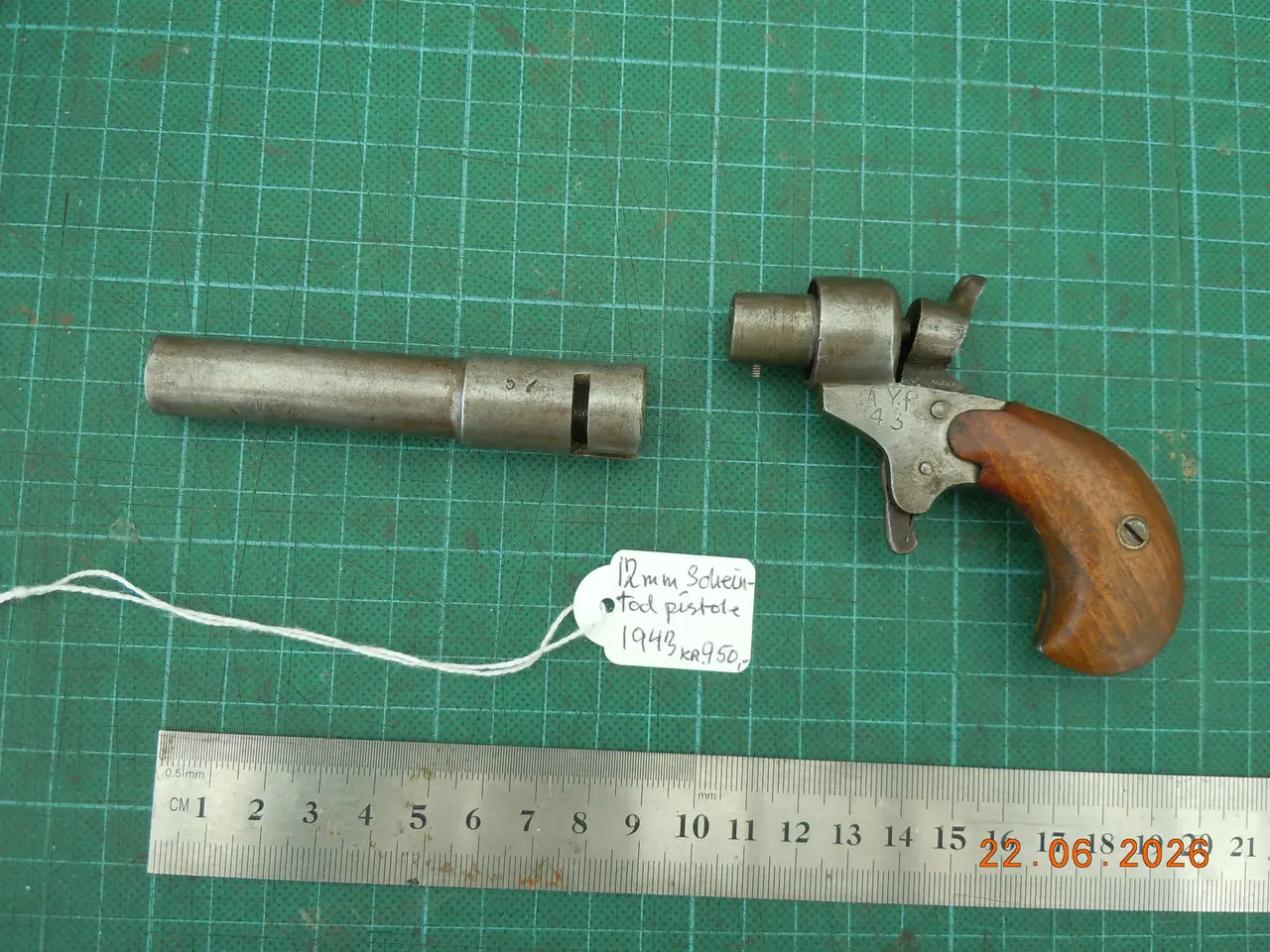 Billede 4 - 12 mm Scheintod pistol ayf 43.