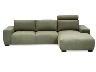Hjort Knudsen Aarhus Chaiselong sofa højrevendt Fløjl