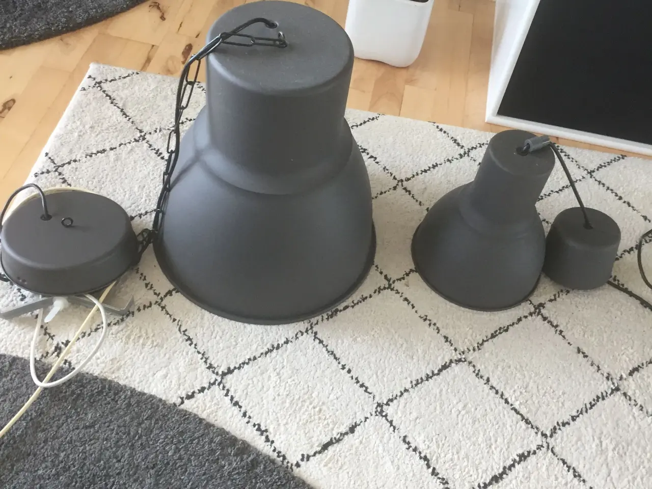 Billede 1 - 2 Flotte Lamper 40 cm & 26 cm, kan købes enkeltvis