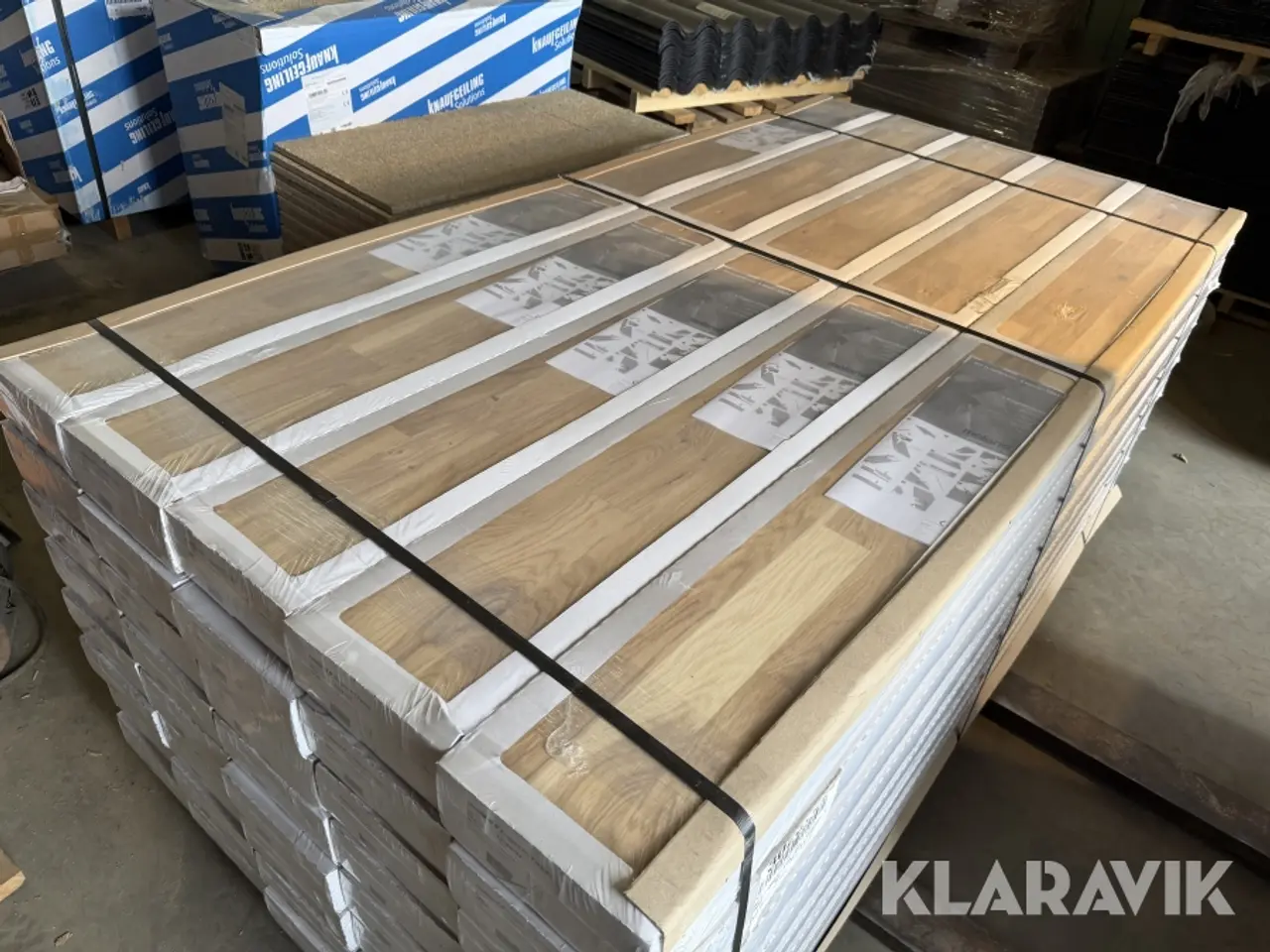 Billede 1 - Gulv Moland Parket Living Eg UV-matlak, hvid  127,2m2