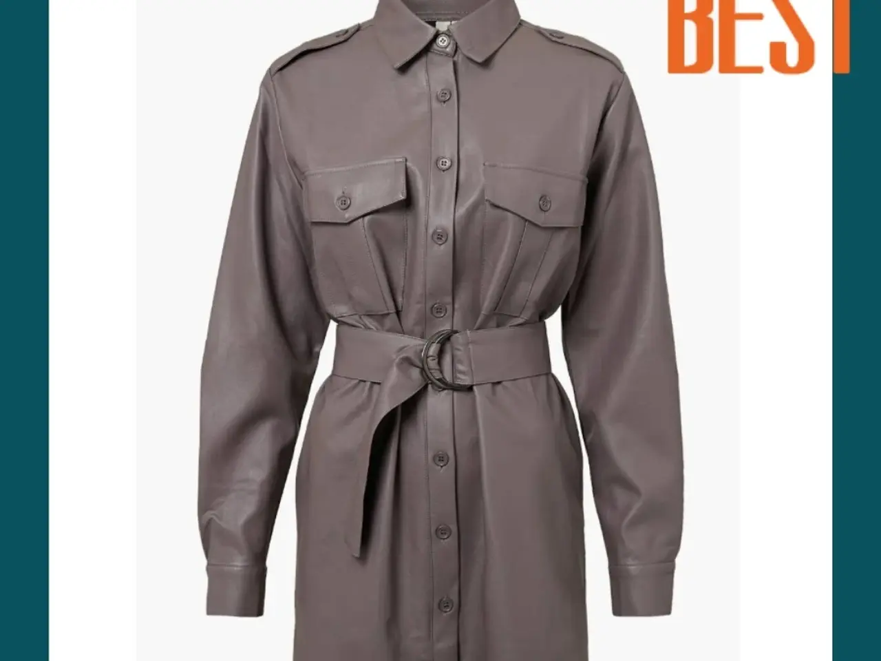 Billede 2 - Tilbud: Oversize Pu Dress !