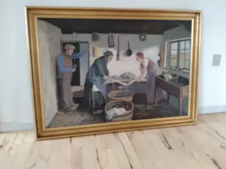 Maleri af Kristian Bjerre 120 x 86